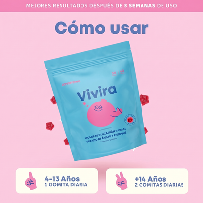 Gomitas para la Concentración y las Emociones | Vivira®